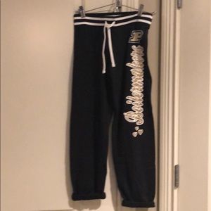 Justice Purdue sweatpants size 10